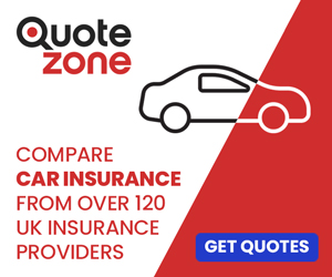 Quotezone advertisement for car insurance